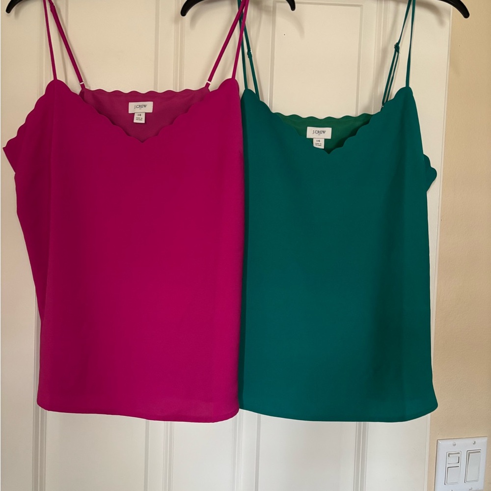 J. Crew Women's Scalloped Camisole Tops, Never been worn